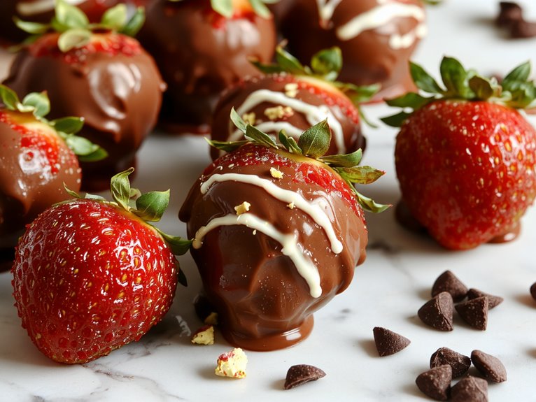 sweet chocolate strawberry delight
