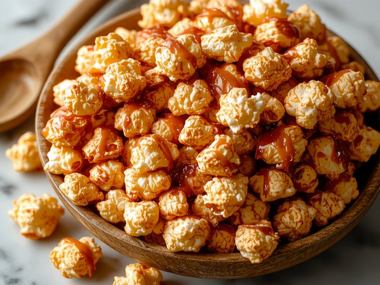 sweet crunchy popcorn treat