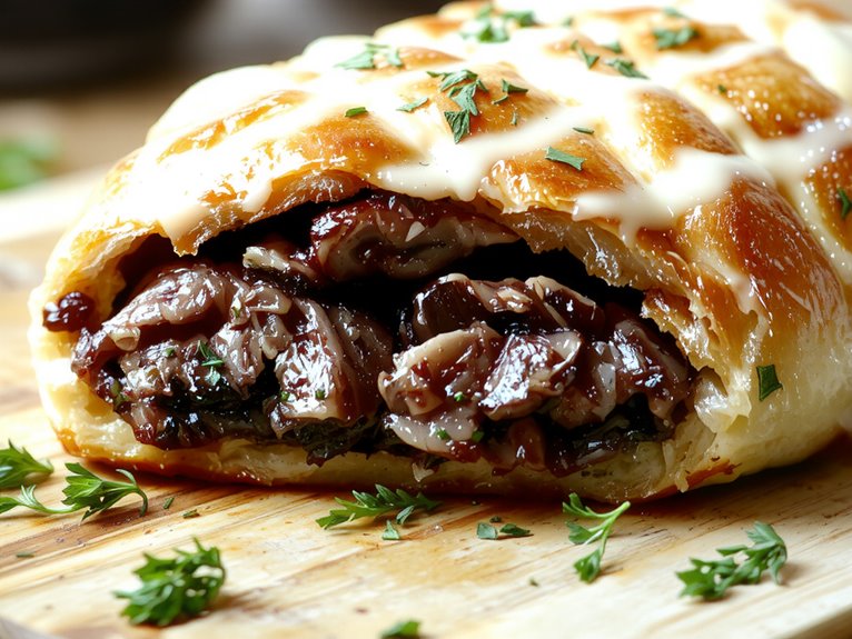 beef tenderloin pastry dish