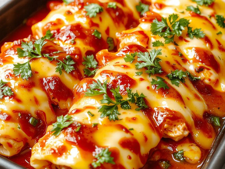 cheesy chicken enchilada recipe