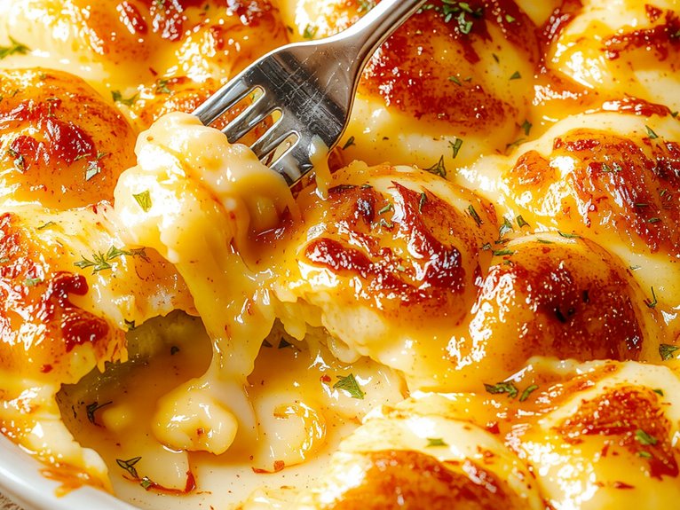 creamy baked potato layers