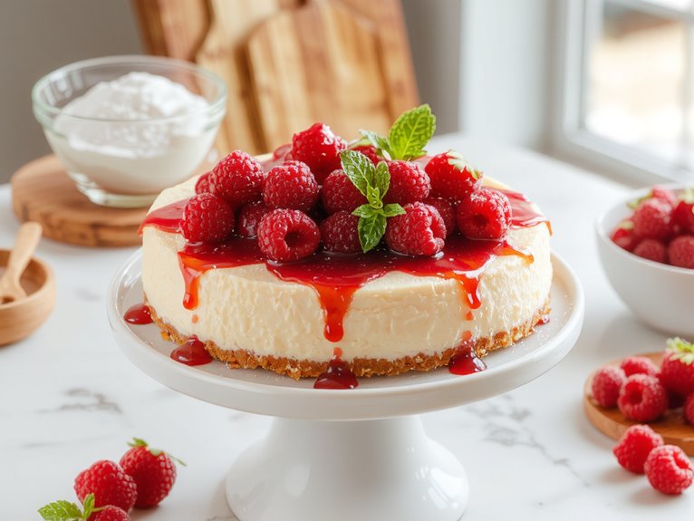 creamy homemade cheesecake perfection