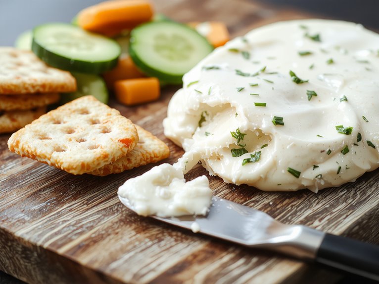 creamy homemade herb cheese