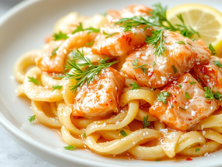 creamy salmon pasta recipe