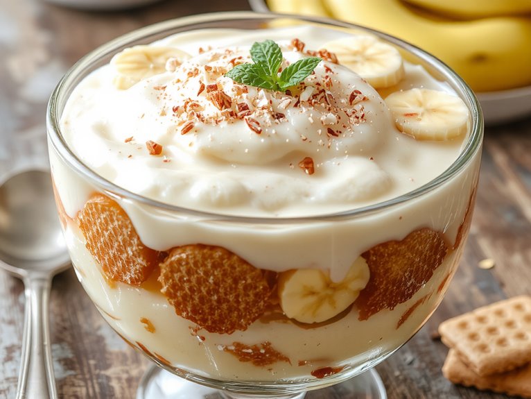 creamy southern banana dessert