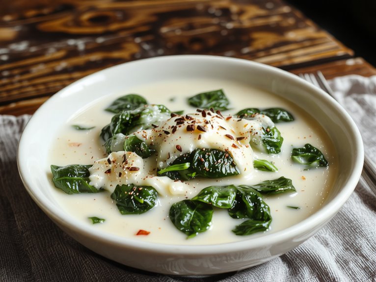 creamy spinach dish recipe