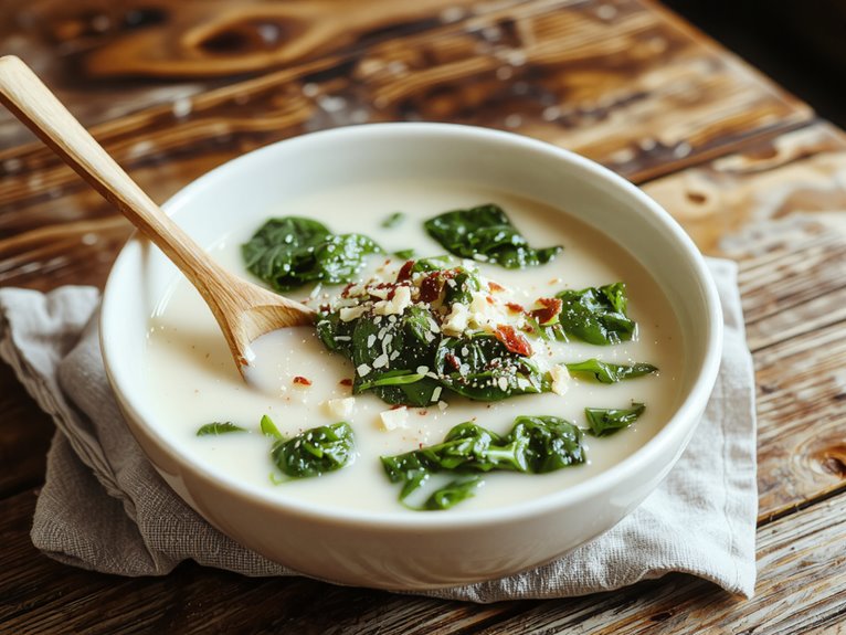 creamy spinach side dish