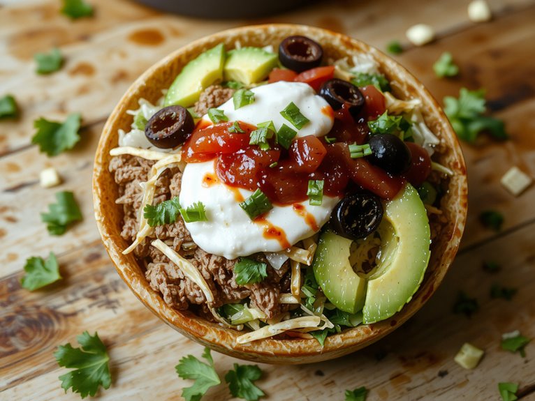 customizable taco bowl recipe