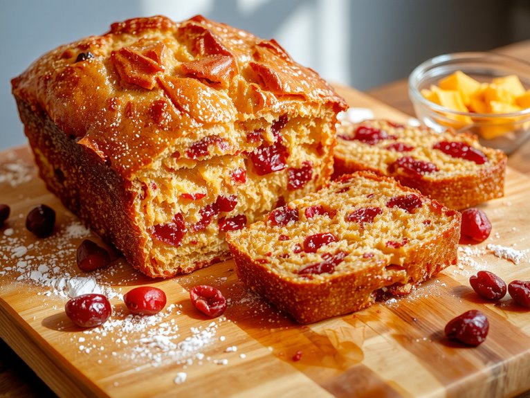 delicious homemade cranberry bread