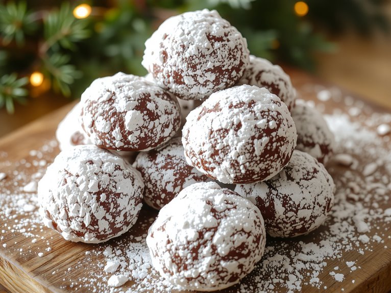 easy holiday rum balls
