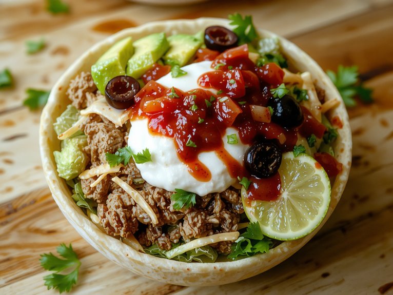 flavorful mexican cuisine dish