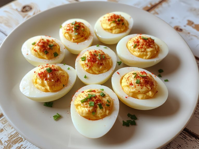 hard boiled egg appetizer