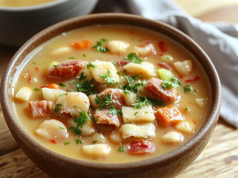 hearty bean comfort soup