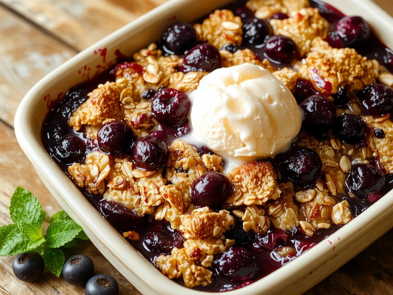 homemade blueberry dessert recipe