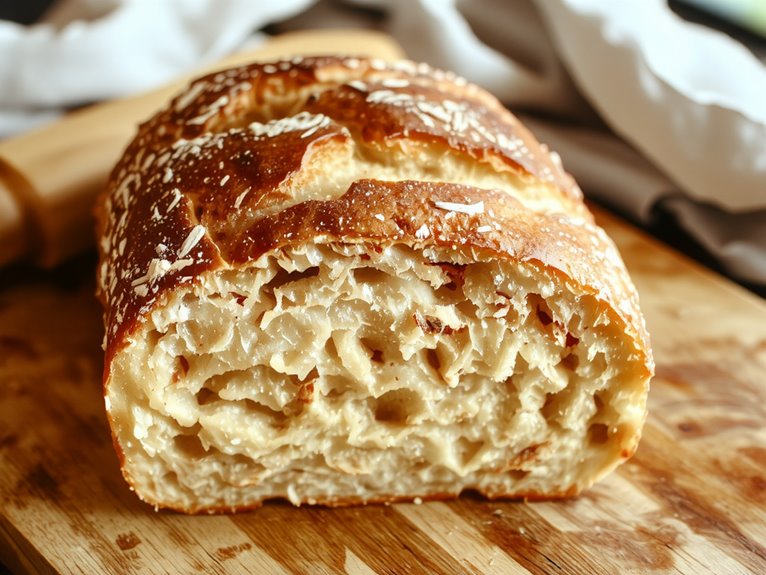 homemade bread starter dough