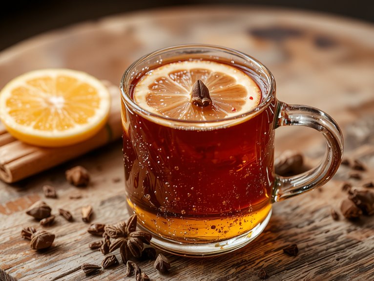 homemade spiced holiday drink