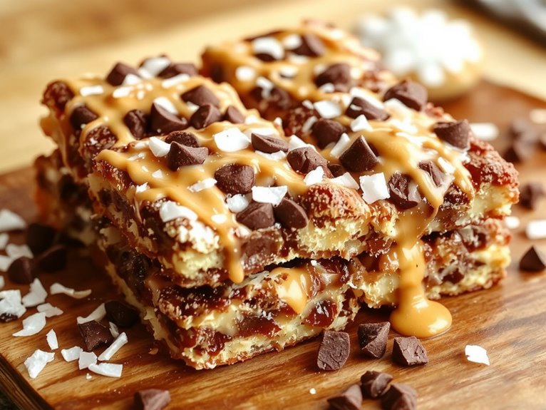 indulgent layered dessert bars