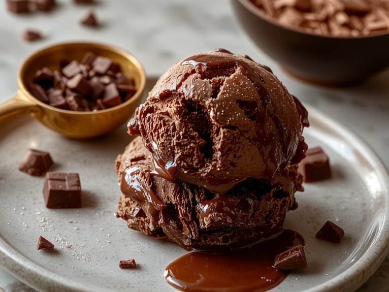 rich chocolate dessert creation