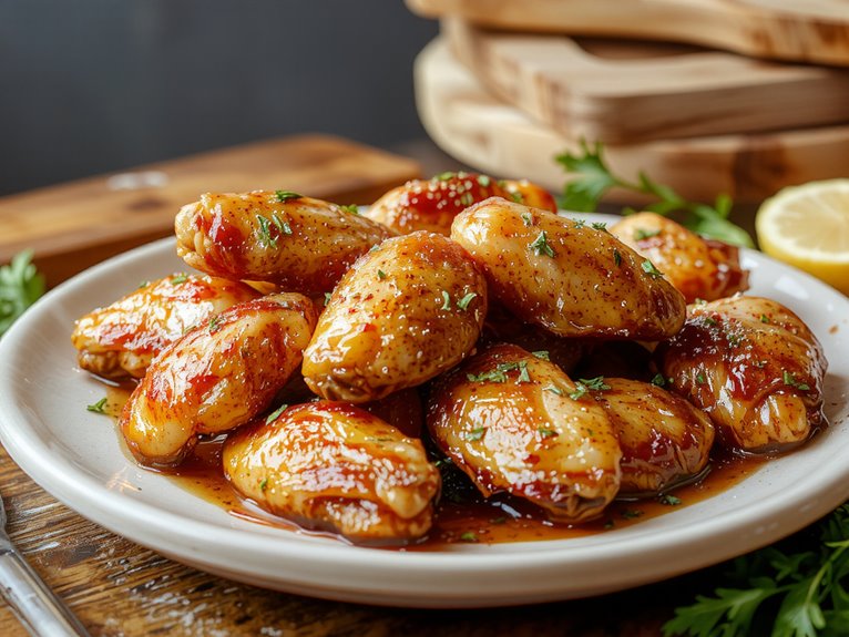 savory baked turkey wings