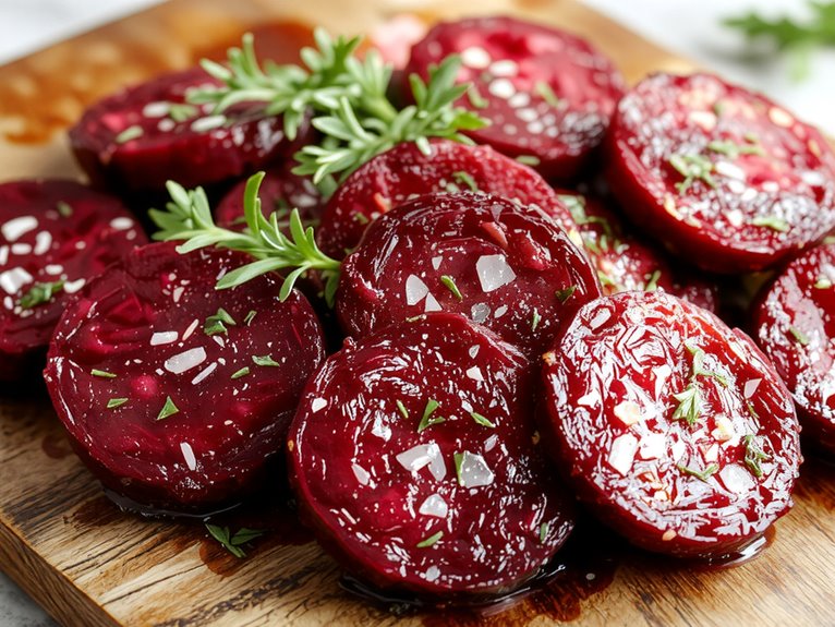 simple roasted beet preparation