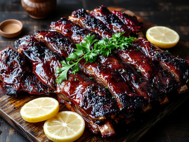 smoky tender pork ribs