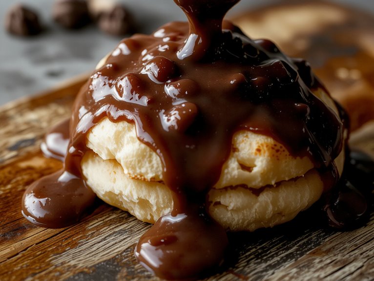 southern chocolate biscuit gravy