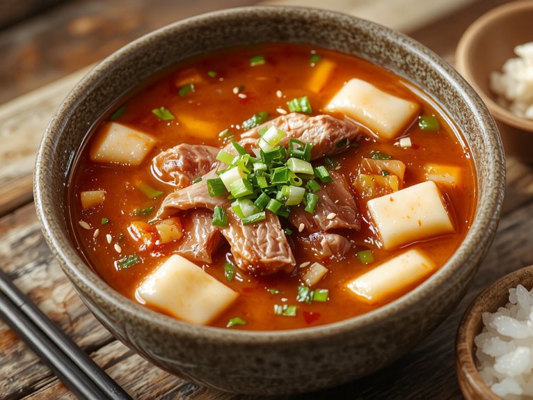 spicy fermented kimchi stew