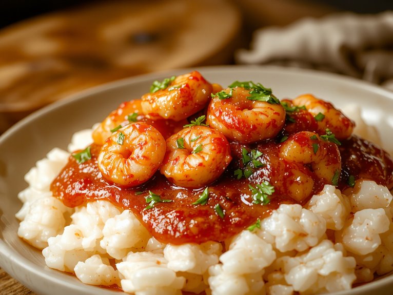 spicy southern shrimp dish