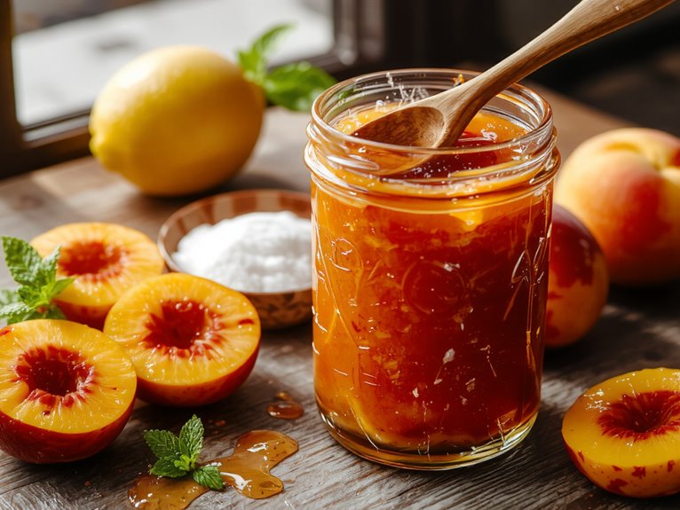 sweet peach preserves recipe