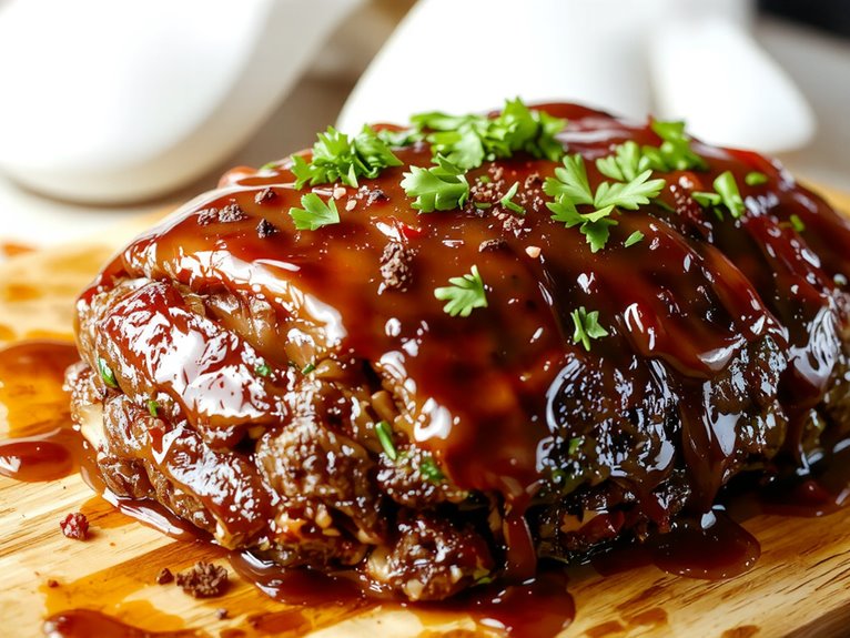 sweet tangy meatloaf glaze