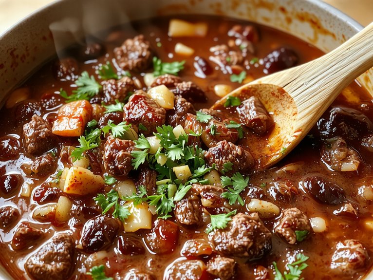 tasty spicy meat sauce