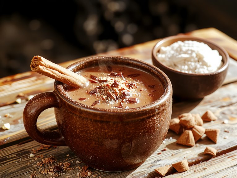 thick mexican chocolate drink