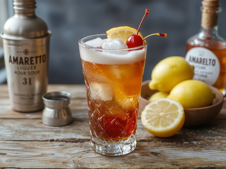 amaretto sour cocktail recipe