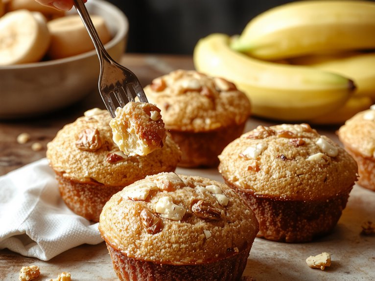 banana nut muffins