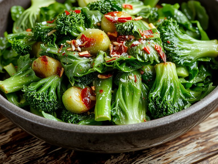 broccoli rabe garlic recipe