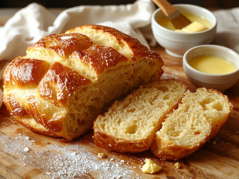 buttery french breakfast bread