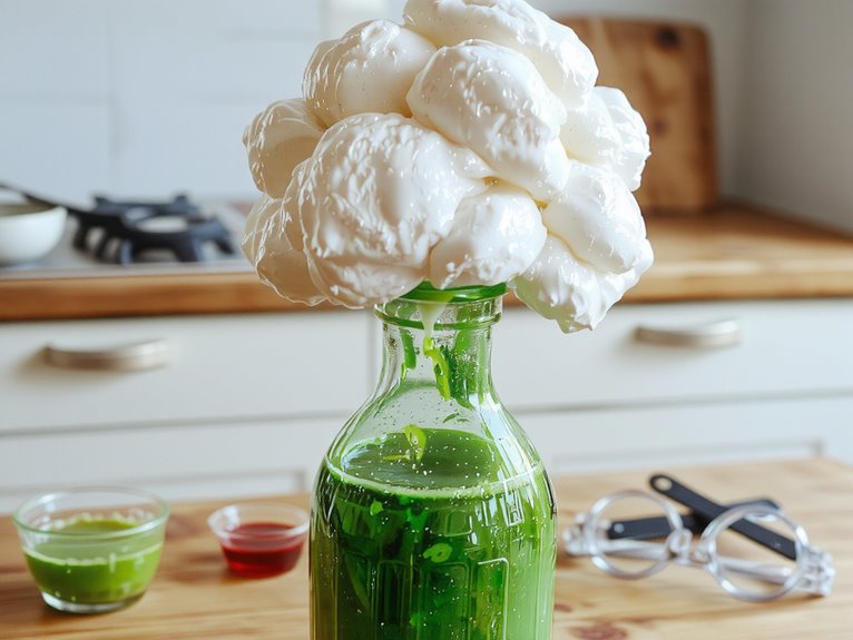 chemical foam reaction creation