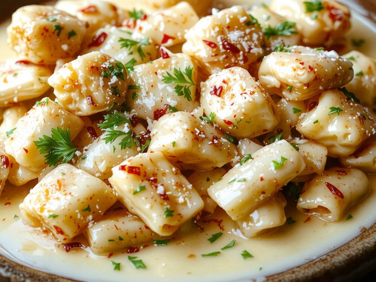 creamy chicken pasta dish