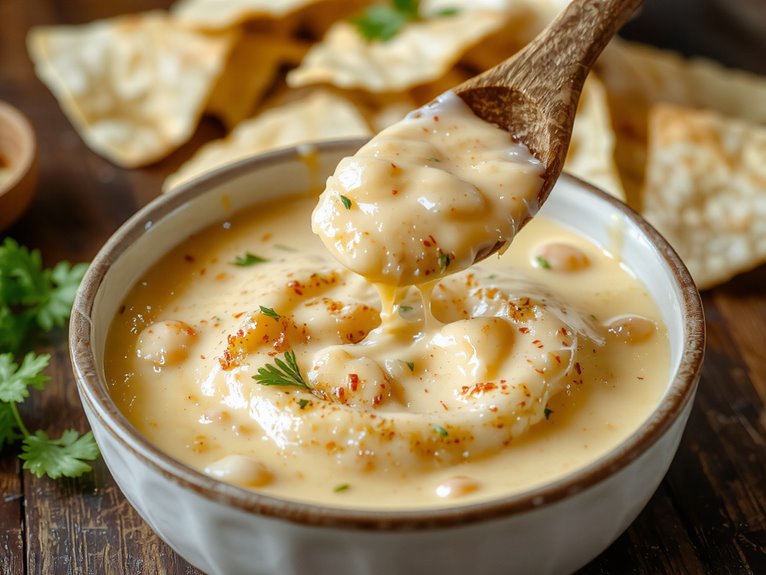 creamy homemade cheese dip