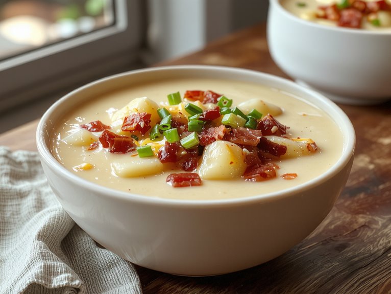 creamy loaded potato soup