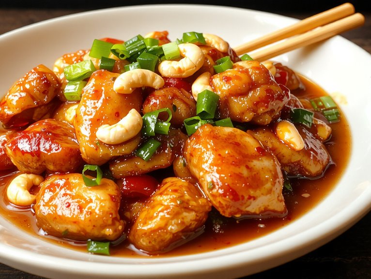 creamy nutty chicken dish