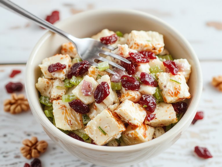creamy turkey salad recipe