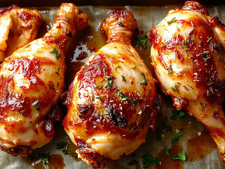 crispy baked chicken legs