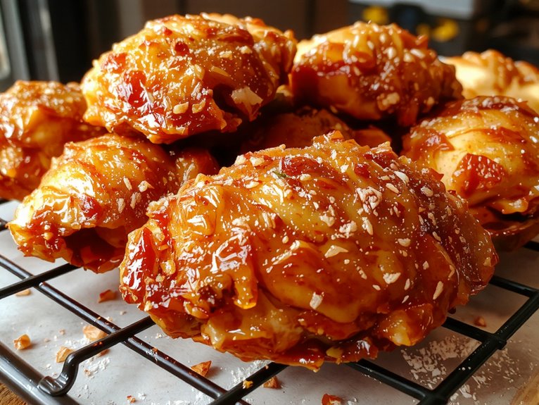 crispy golden fried chicken