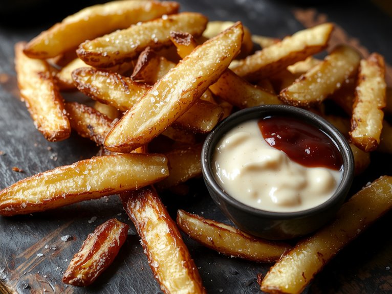 crispy golden potato sticks