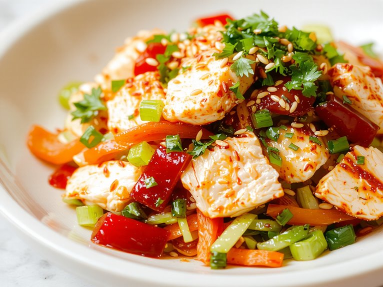 crispy tangy chicken salad