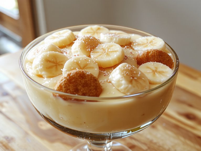 delicious banana pudding creation
