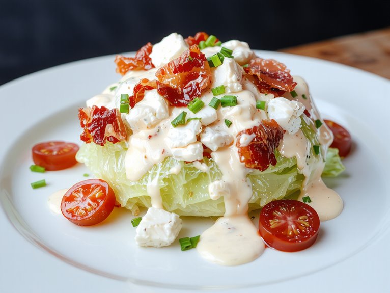 fresh crispy lettuce dish