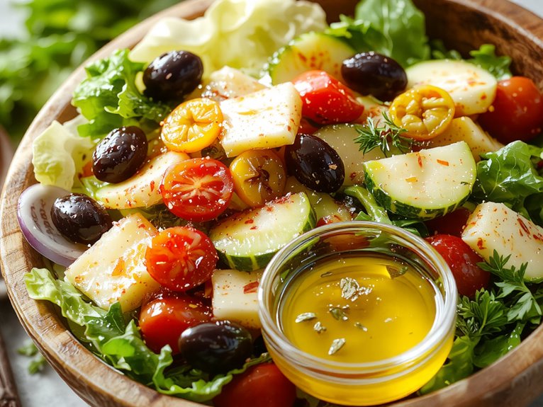 fresh vibrant italian salad