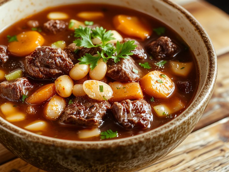 hearty barley beef stew